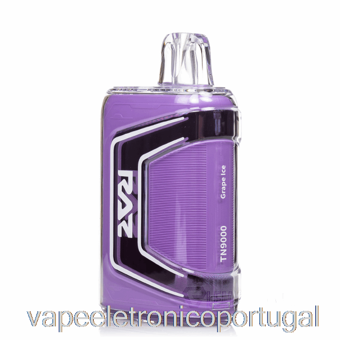 Vape Eletrônico Raz Tn9000 Gelo De Uva Descartável